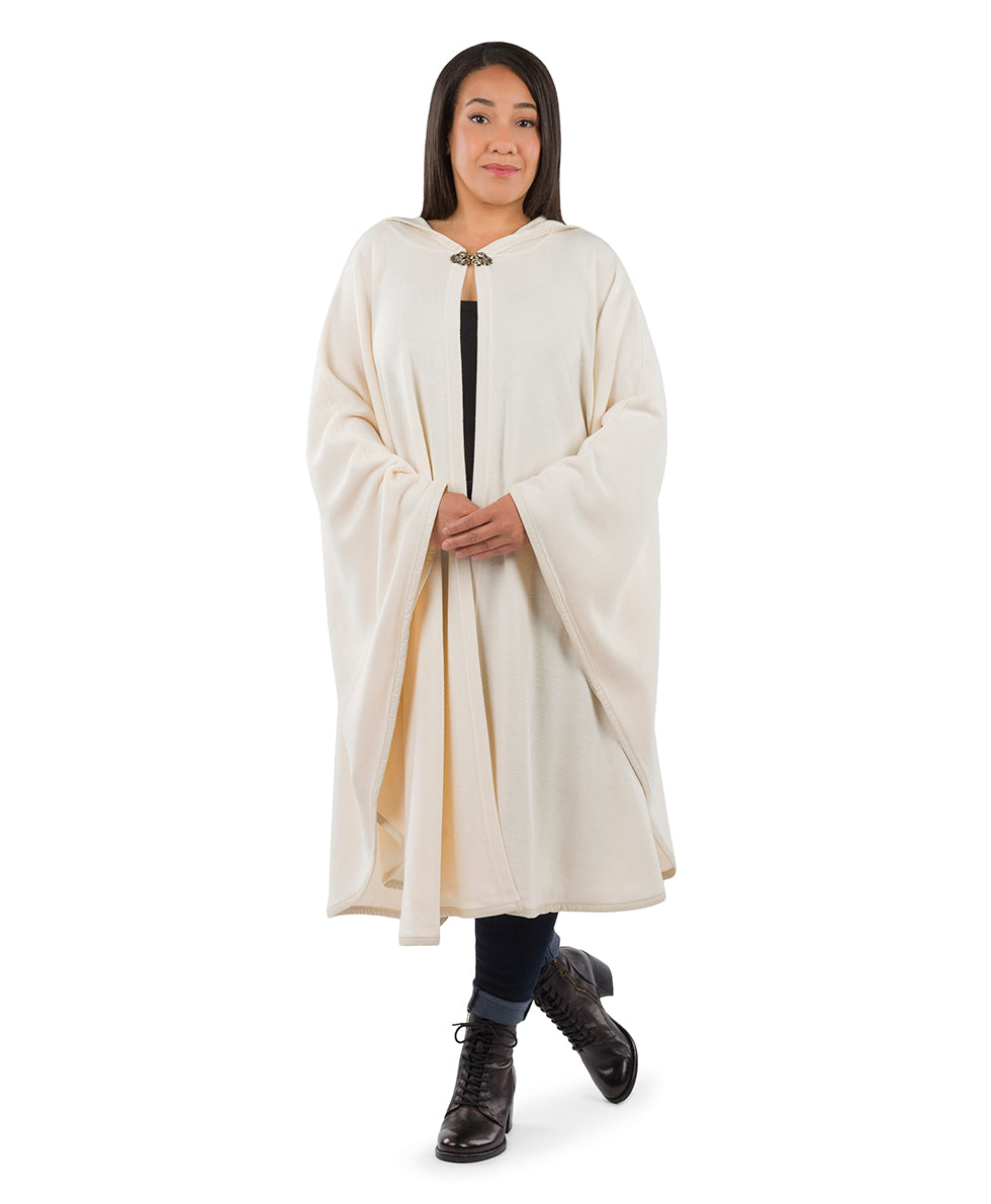 Hooded Cape with Clasp - Vintage - black - by Patricia Nash - View 41 of 62