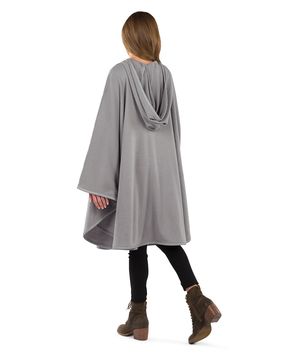 Hooded Cape with Clasp - Vintage - black - by Patricia Nash - View 48 of 62