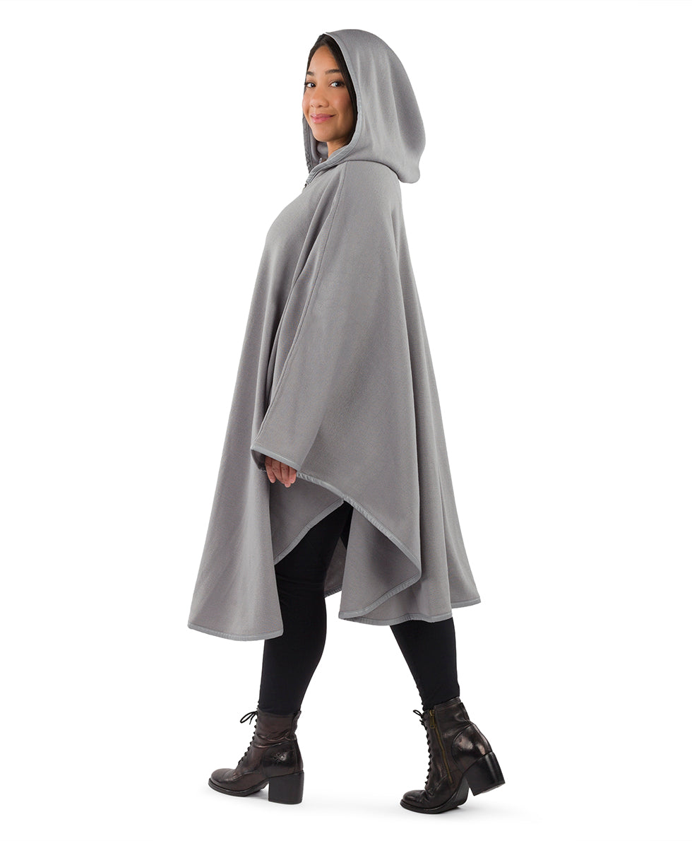 Hooded Cape with Clasp - Vintage - black - by Patricia Nash - View 56 of 62