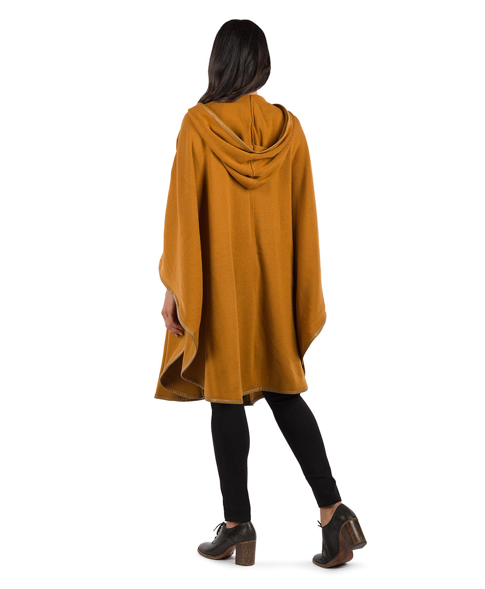 Hooded Cape with Clasp - Vintage - black - by Patricia Nash - View 14 of 62