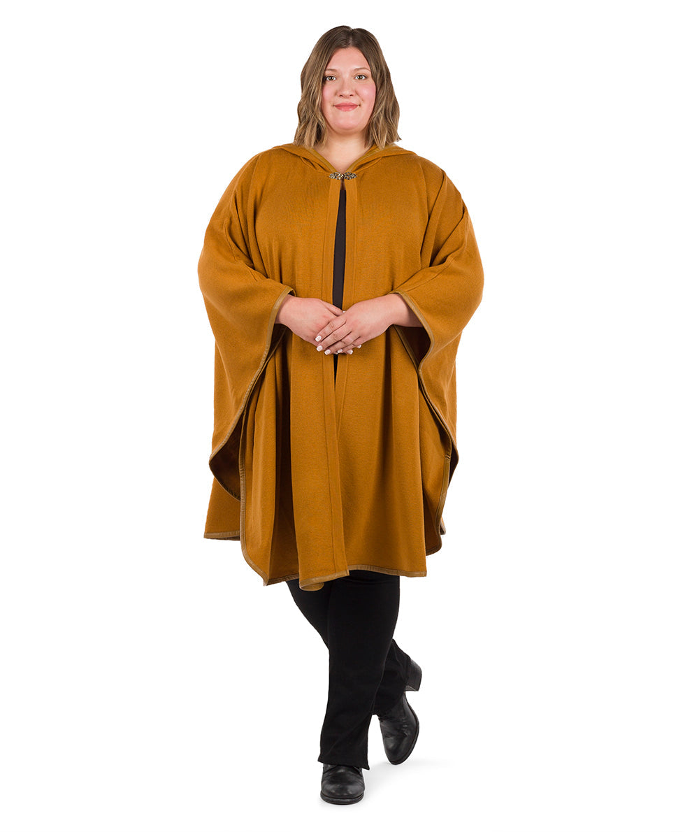 Hooded Cape with Clasp - Vintage - black - by Patricia Nash - View 18 of 62