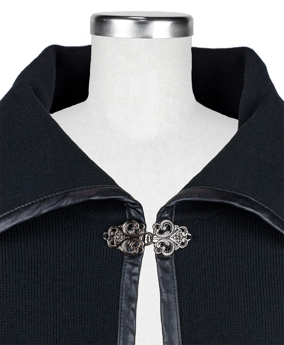 Female - Hand Laced Cape with Clasp - Vintage - mushroom - by Patricia Nash - View 14 of 30