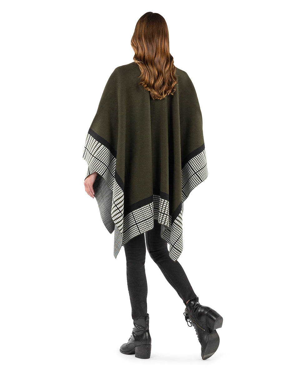 Crisscross Cape - Classics - ruby red - by Patricia Nash - View 8 of 14