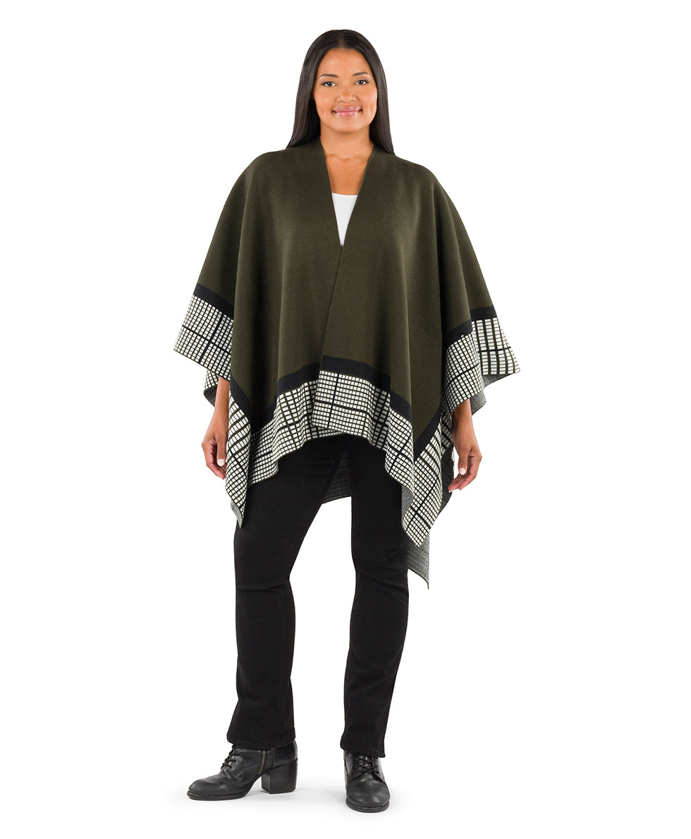 Crisscross Cape - Classics - ruby red - by Patricia Nash - View 10 of 14