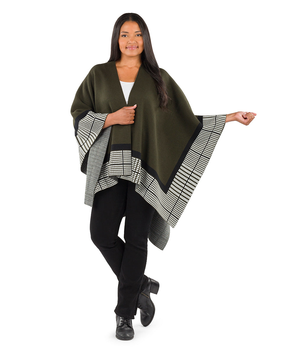 Crisscross Cape - Classics - ruby red - by Patricia Nash - View 12 of 14