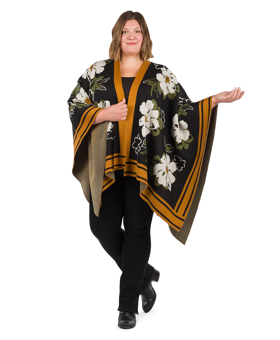Shawl - Marigold Harvest - Soft Olive - soft olive - by Patricia Nash - View 7 of 8