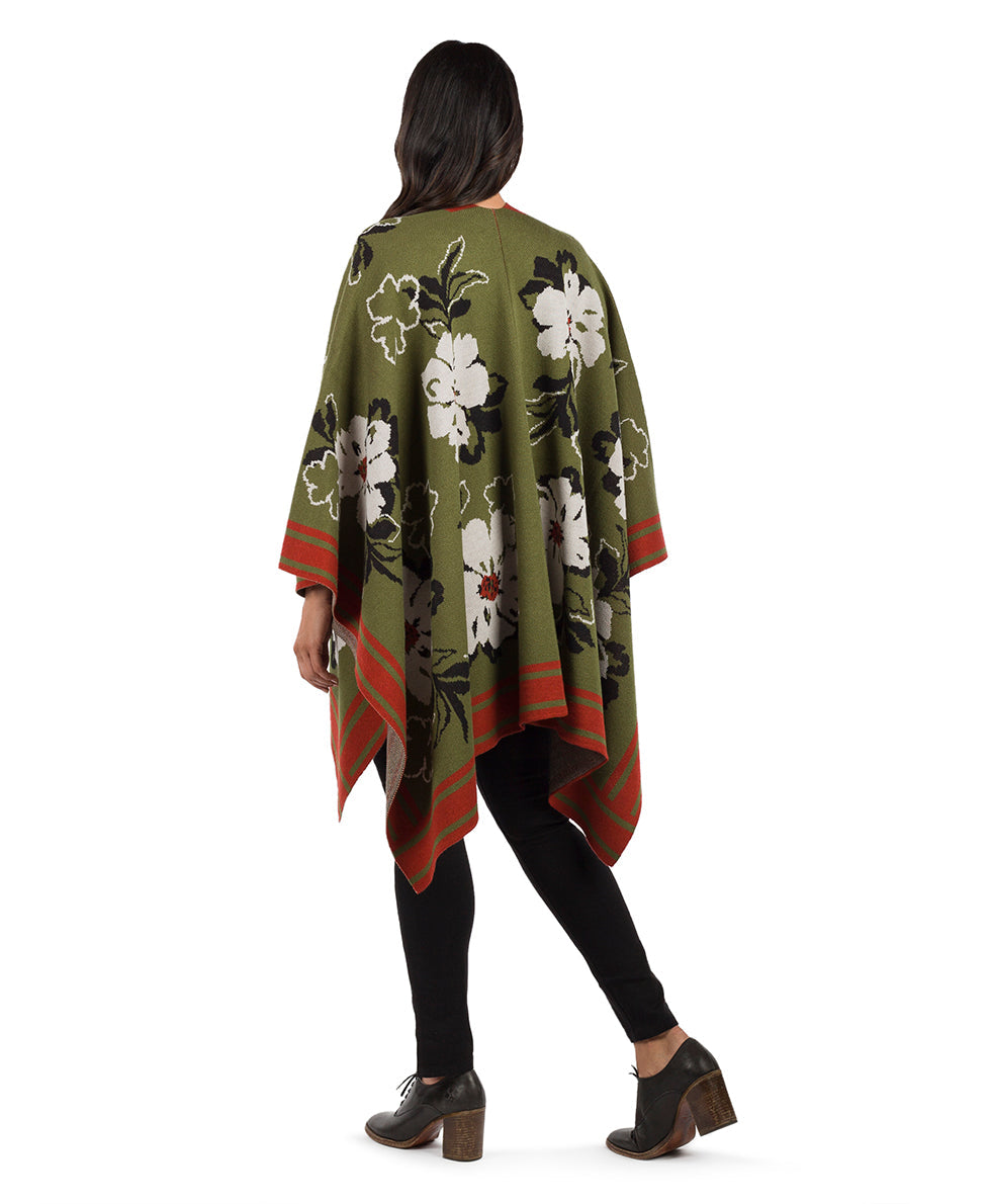 Shawl - Marigold Harvest - Soft Olive - soft olive - by Patricia Nash - View 2 of 6