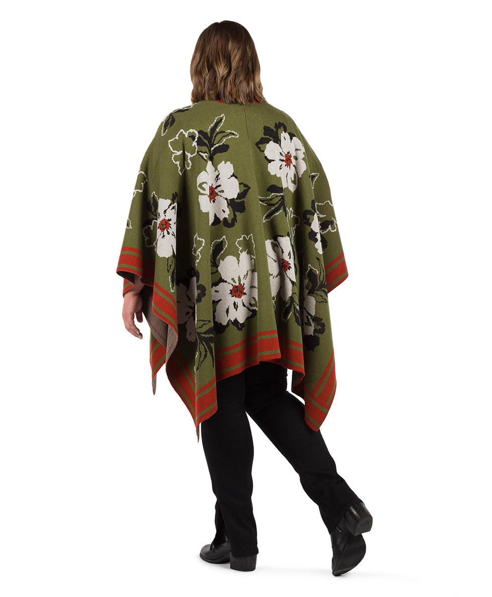 Shawl - Marigold Harvest - Soft Olive - soft olive - by Patricia Nash - View 5 of 6