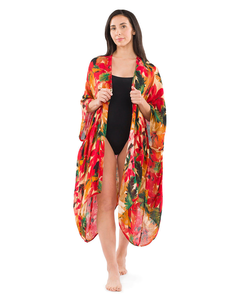 Short Ruana Cover‑Up - spring multi - by Patricia Nash - View 2 of 6