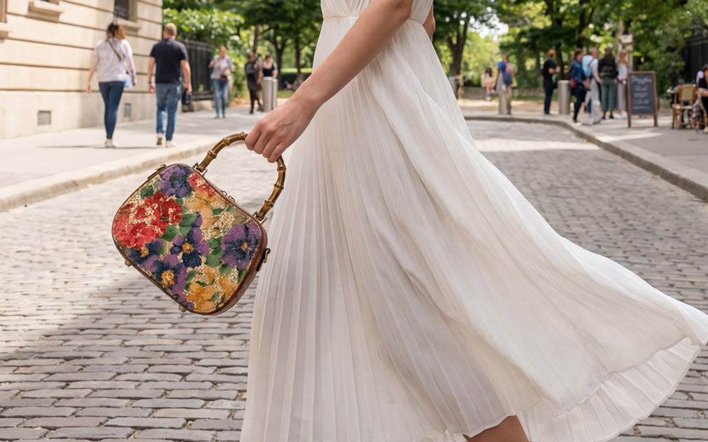 Zora Top Handle Crossbody - Parisian Strawberries – Patricia Nash