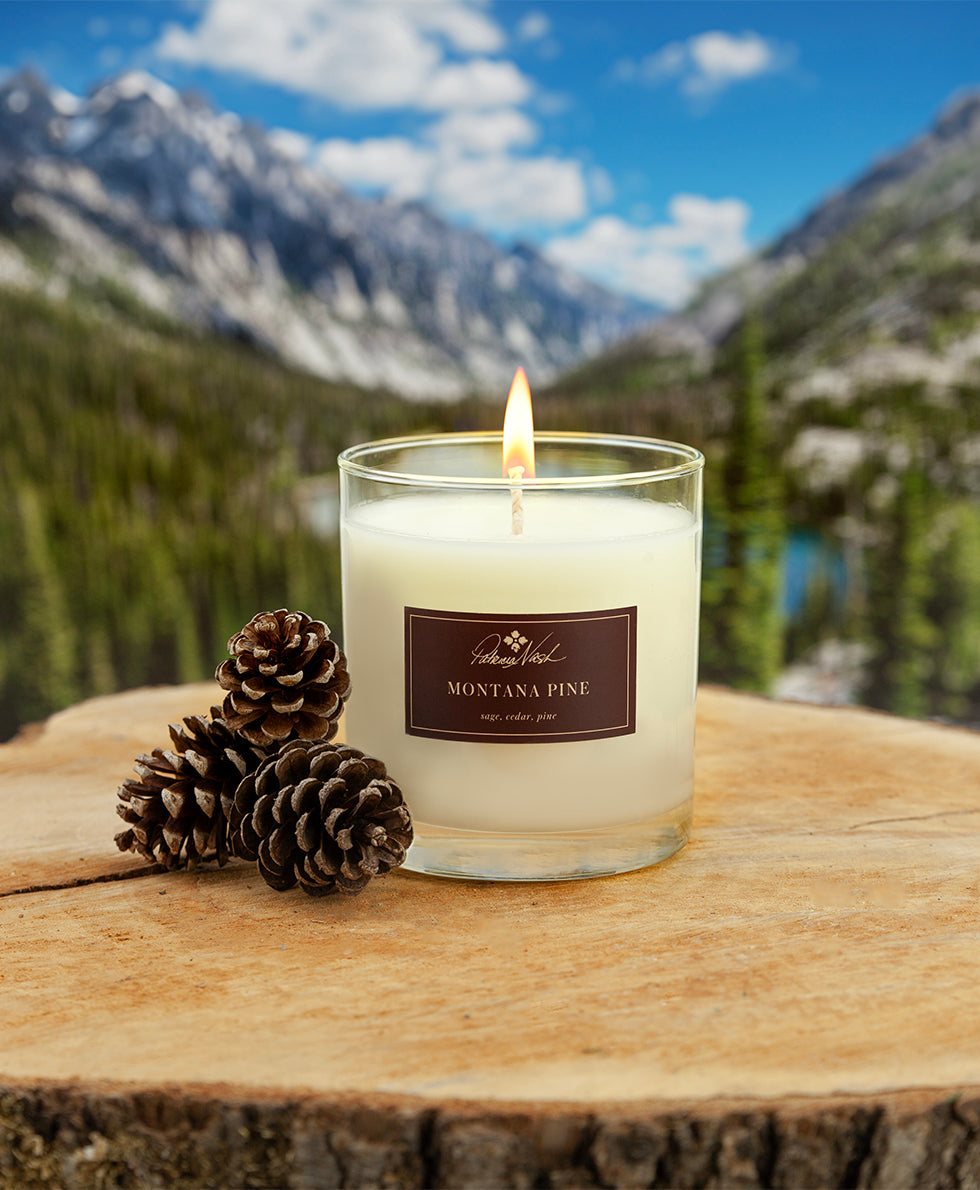 Montana Pine Candle - by Patricia Nash - View 5 of 5