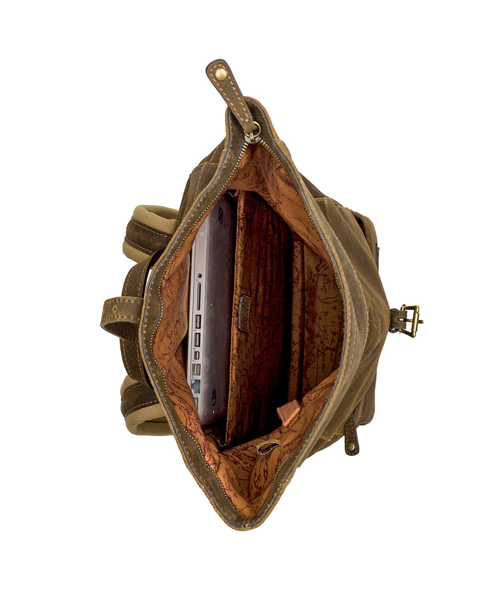 Backpack - Moto Leather - brown - by Patricia Nash - View 4 of 4