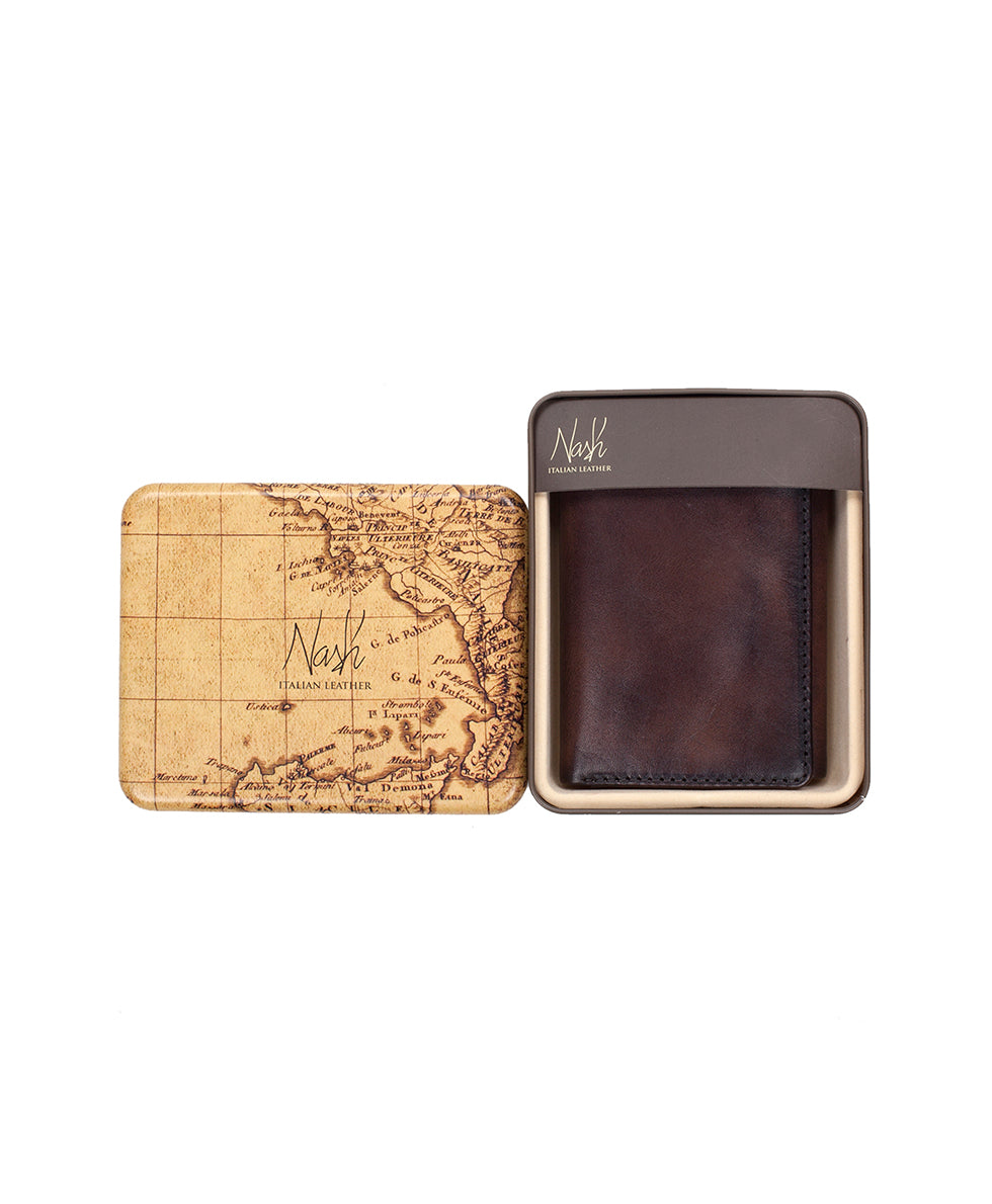 Trifold ID Wallet - Venezia - signature map - by Patricia Nash - View 4 of 4