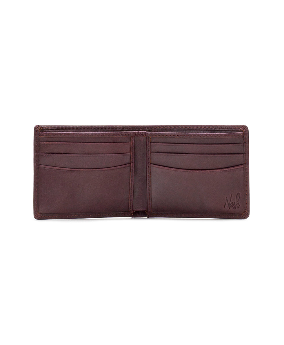 Slim Bifold Wallet - Amalfi - cordovan - by Patricia Nash - View 2 of 3