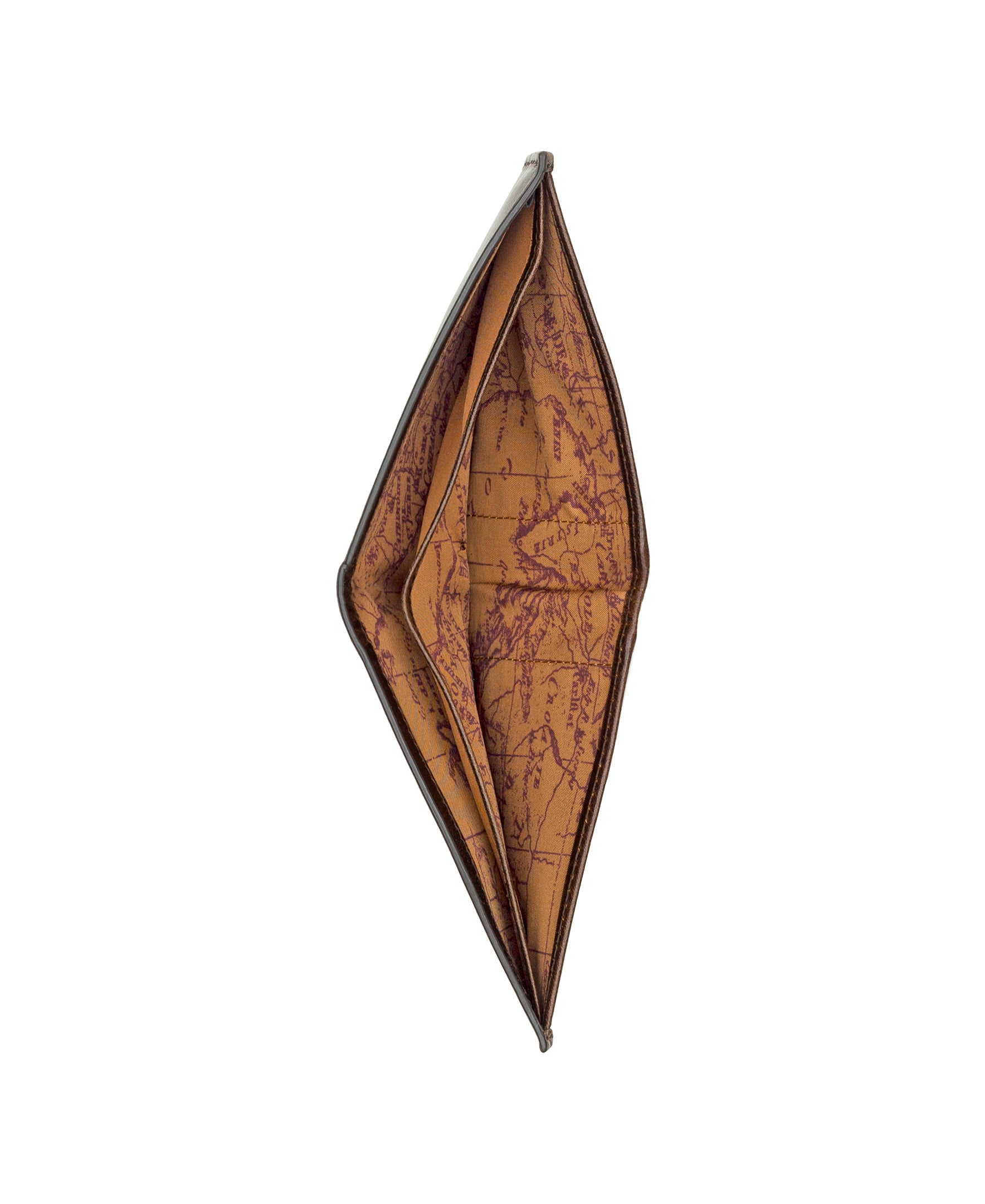 Mens - Double Billfold ID Wallet - Firenze - chestnut - by Patricia Nash - View 8 of 15