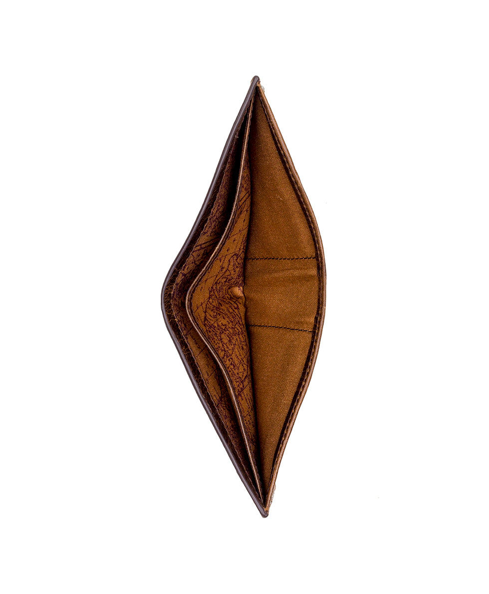 Mens - Double Billfold ID Wallet - Firenze - chestnut - by Patricia Nash - View 11 of 15