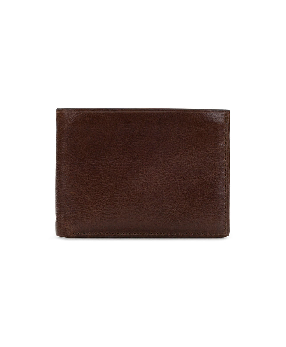 Mens - Double Billfold ID Wallet - Firenze - chestnut - by Patricia Nash - View 1 of 5