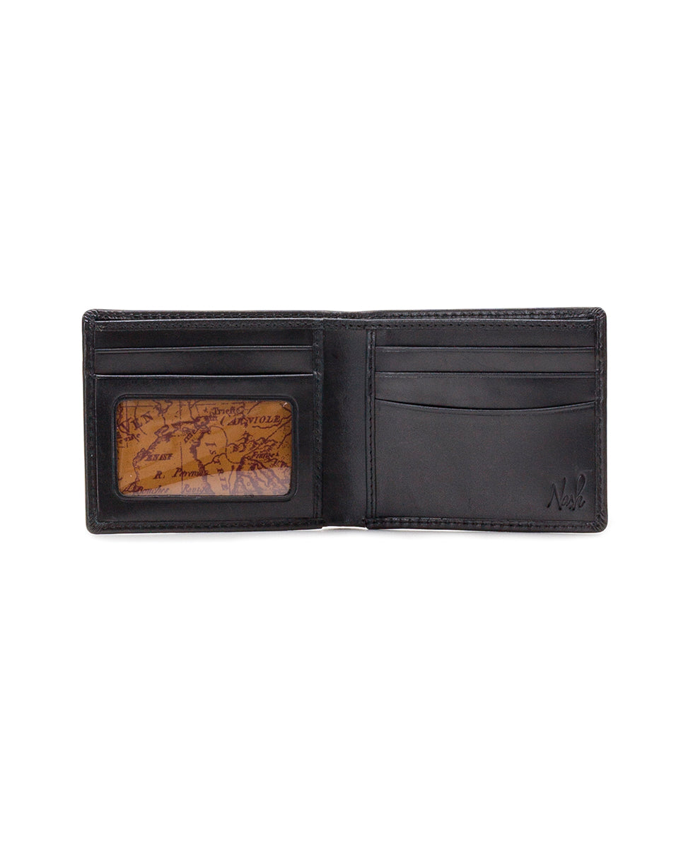 Mens - Double Billfold ID Wallet - Amalfi - black - by Patricia Nash - View 2 of 3