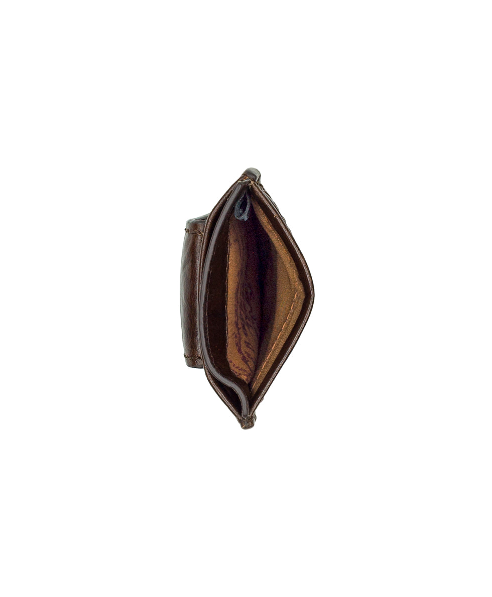 Magnetic Money Card Case - Firenze - cognac - by Patricia Nash - View 3 of 4