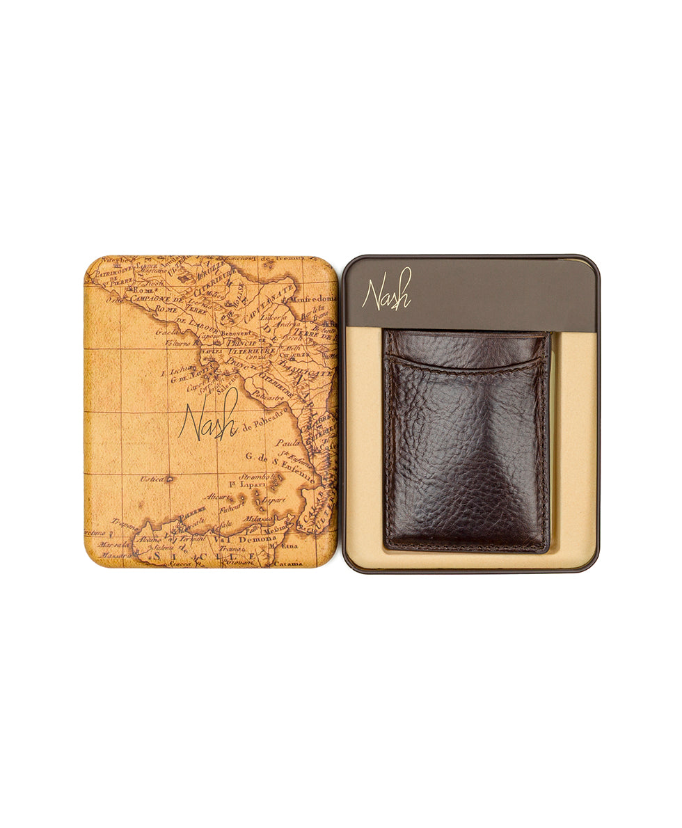 Magnetic Money Card Case - Firenze - cognac - by Patricia Nash - View 4 of 4