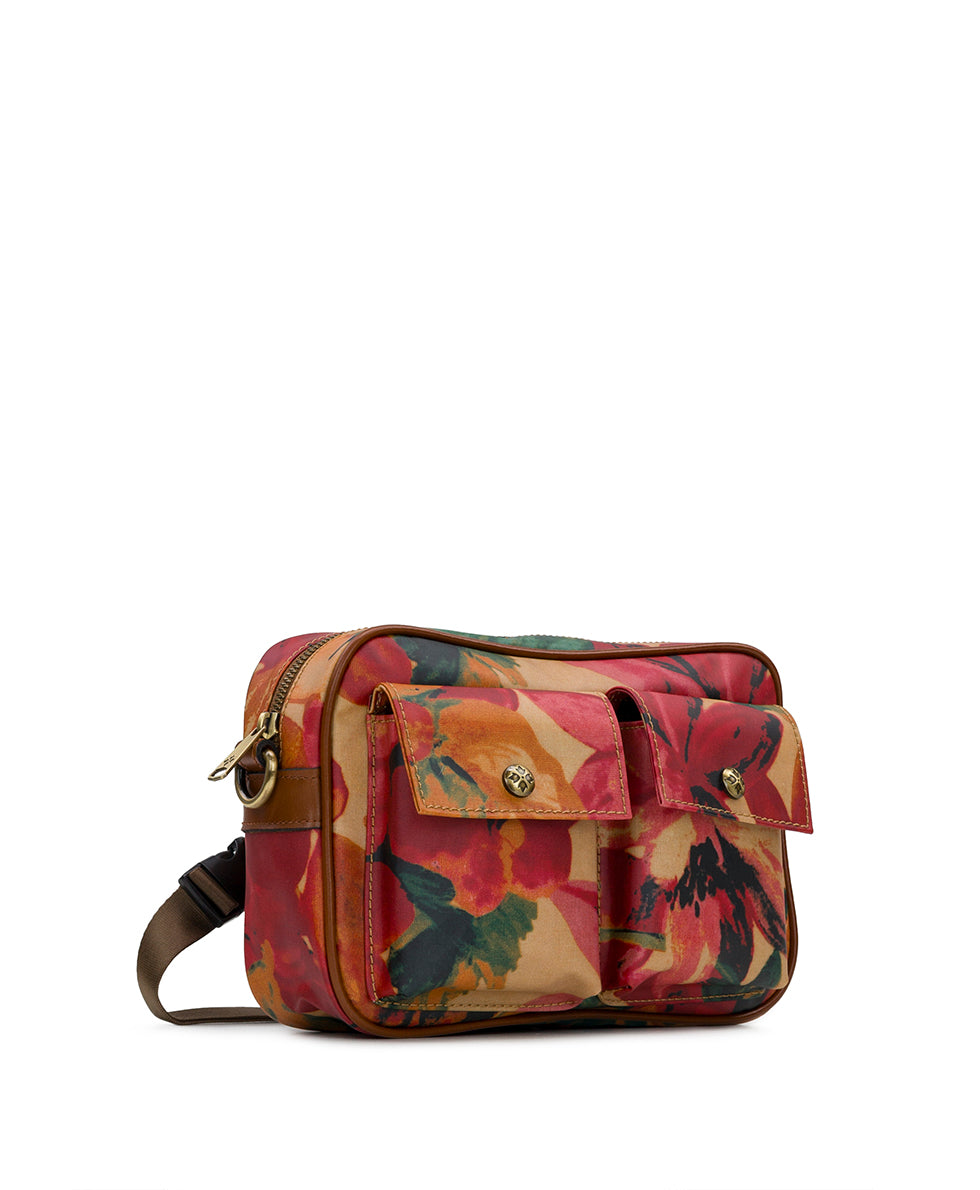 Praiano Belt Bag - Patina Coated Linen Canvas Spring Multi - spring multi - by Patricia Nash - View 4 of 8