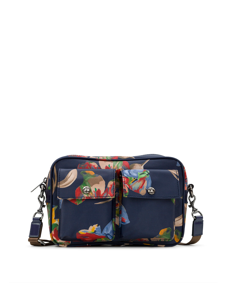 Praiano Belt Bag - Patina Coated Linen Canvas — Le Fleur - le fleur - by Patricia Nash - View 1 of 8