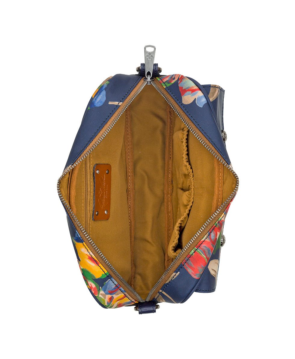 Praiano Belt Bag - Patina Coated Linen Canvas — Le Fleur - le fleur - by Patricia Nash - View 5 of 8