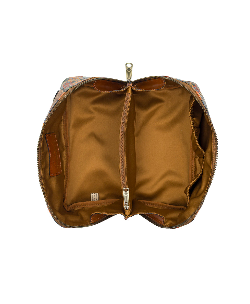 Female - Clancy Cosmetic Case | Homes Along The Coast of Bergen | Homes Along The Coast Of Bergen - homes along the coast of bergen - by Patricia Nash - View 4 of 4