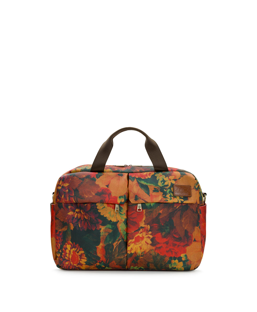 Female - Calise Luggage Duffel - Patina Coated Linen Canvas - Multi Print - multi print - by Patricia Nash - View 1 of 6