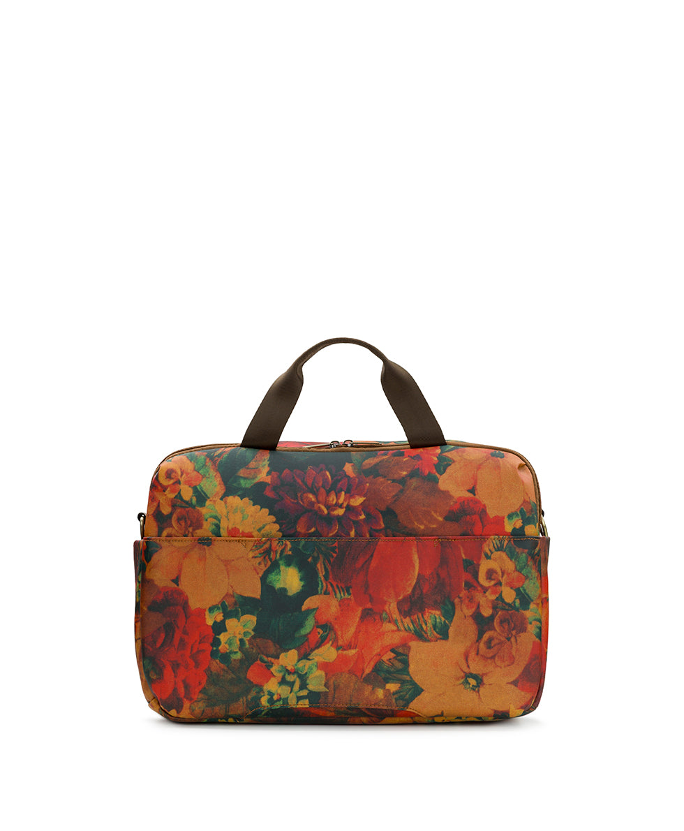 Female - Calise Luggage Duffel - Patina Coated Linen Canvas - Multi Print - multi print - by Patricia Nash - View 2 of 6