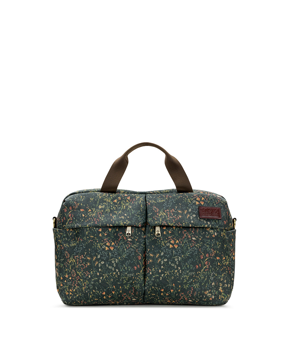 Female - Calise Carry‑On - Patina Coated Linen Canvas ‑ Tuscan Fields - tuscan fields - by Patricia Nash - View 1 of 6