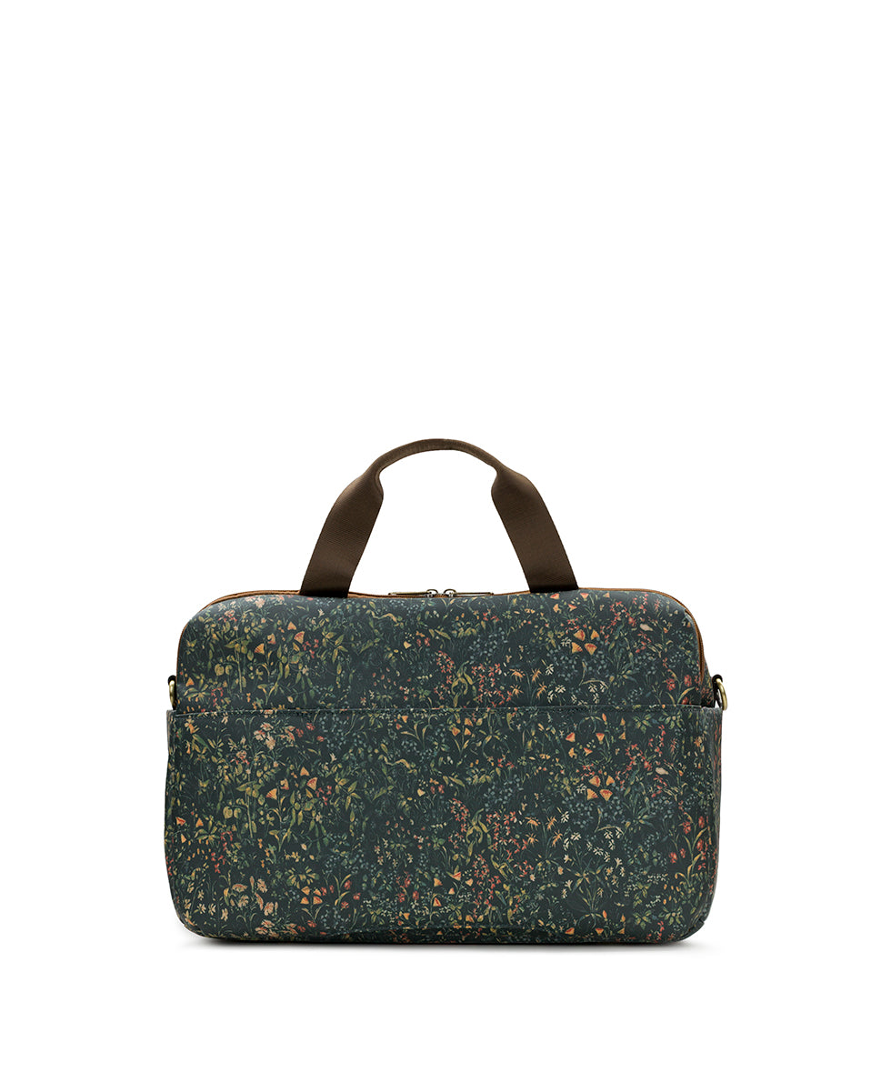 Female - Calise Carry‑On - Patina Coated Linen Canvas ‑ Tuscan Fields - tuscan fields - by Patricia Nash - View 2 of 6
