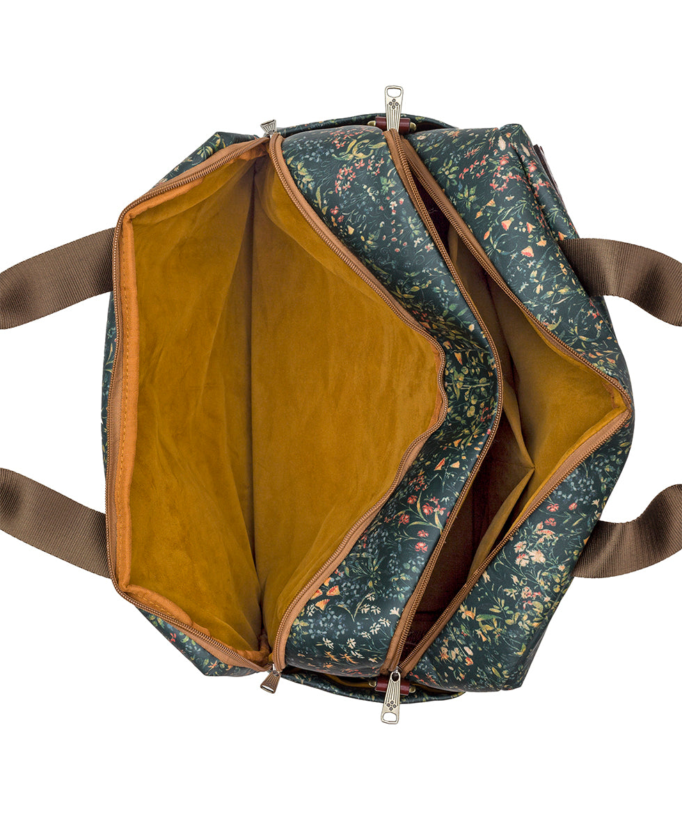 Female - Calise Carry‑On - Patina Coated Linen Canvas ‑ Tuscan Fields - tuscan fields - by Patricia Nash - View 5 of 6