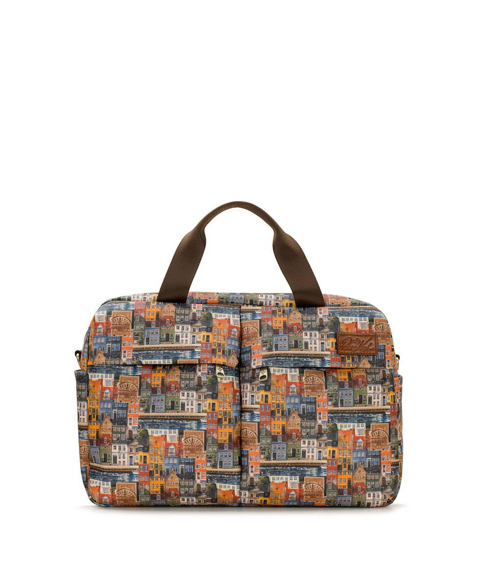 Female - Calise Luggage Duffel | Homes Along The Coast of Bergen | Homes Along The Coast Of Bergen - homes along the coast of bergen - by Patricia Nash - View 1 of 6