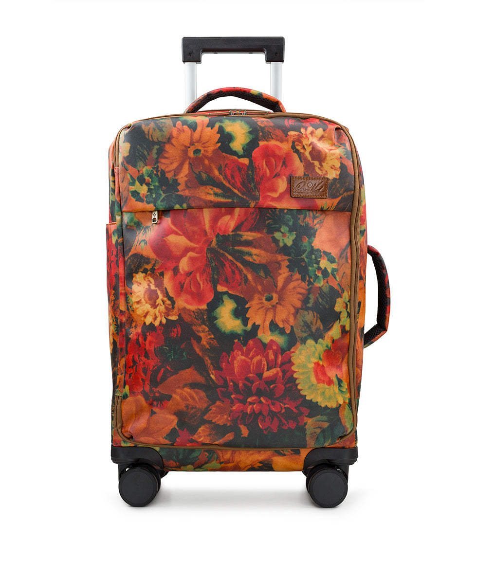 Female - Cagliari Roller Duffel - Patina Coated Linen Canvas - Multi Print - multi print - by Patricia Nash - View 1 of 5