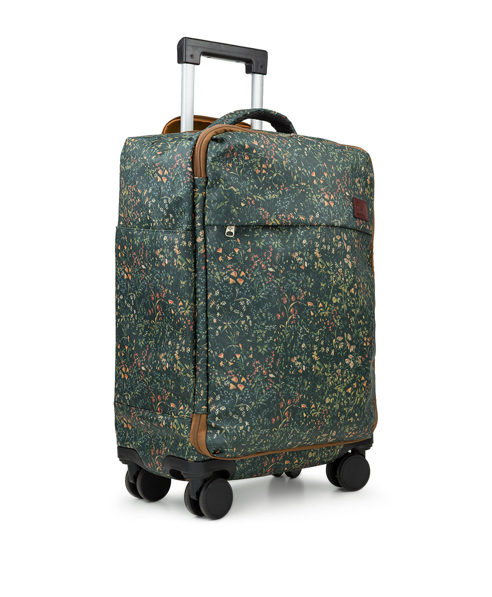 Female - Cagliari Roller Duffel - Patina Coated Linen Canvas ‑ Tuscan Fields - tuscan fields - by Patricia Nash - View 3 of 6