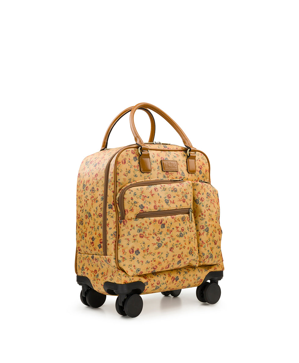 Female - Mattia Underseater - Patina Coated Linen Canvas - Fleur de Jardin - fleur de jardin - by Patricia Nash - View 4 of 6