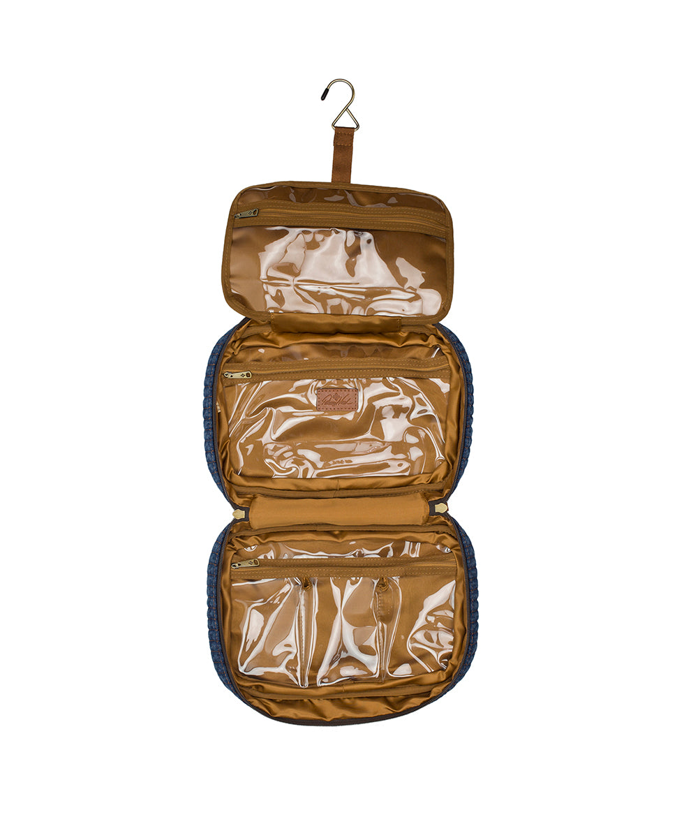 Female - Ilaria Hanging Case | Quilted Denim | Denim - denim - by Patricia Nash - View 5 of 5