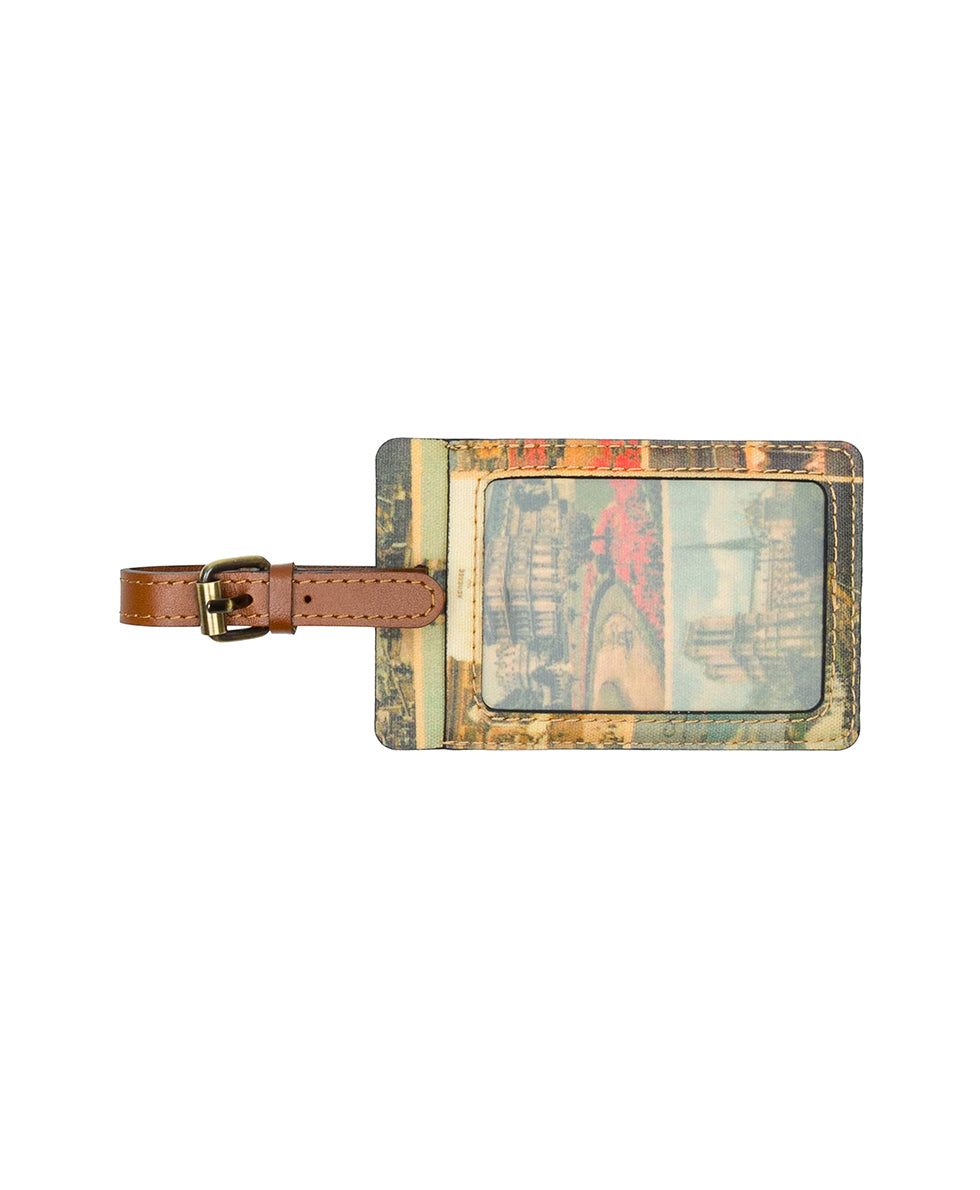 Female - Boxed Luggage Tag Set - Postcards From Paris - postcards from paris - by Patricia Nash - View 5 of 6