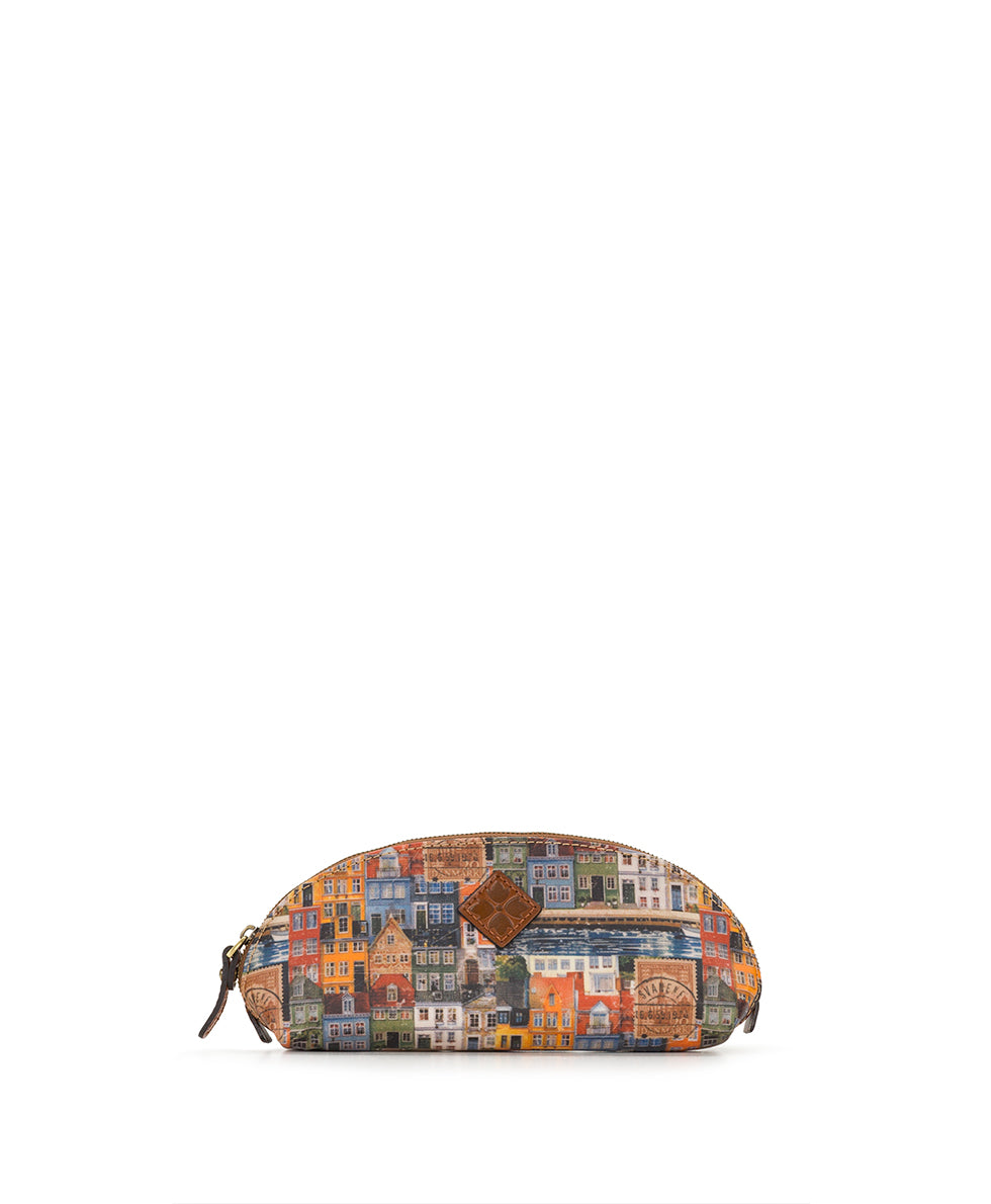 Female - Bellanca Brush Case | Homes Along The Coast of Bergen | Homes Along The Coast Of Bergen - homes along the coast of bergen - by Patricia Nash - View 1 of 3