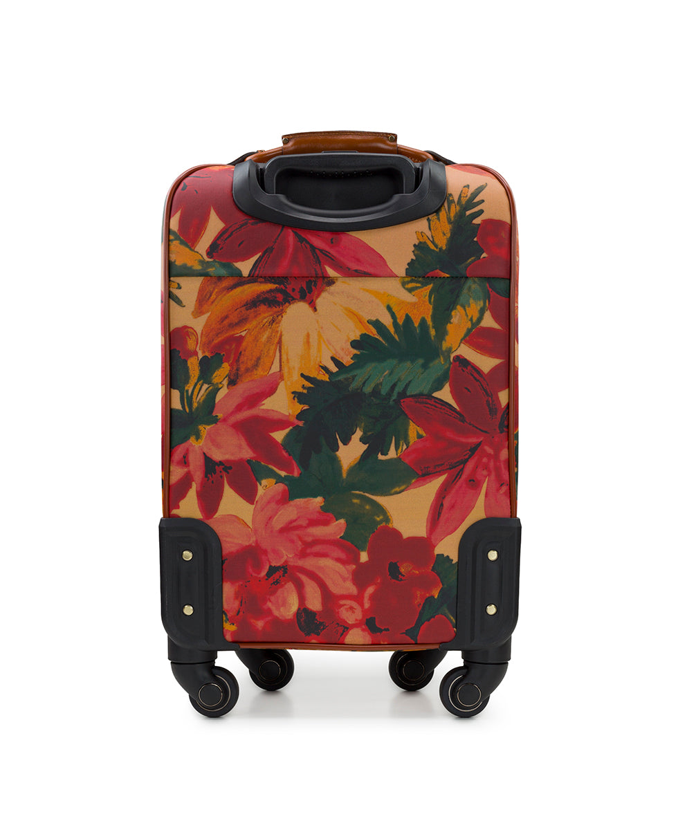 Vettore Trolley - Patina Coated Linen Canvas — Spring Multi - print - by Patricia Nash - View 2 of 5
