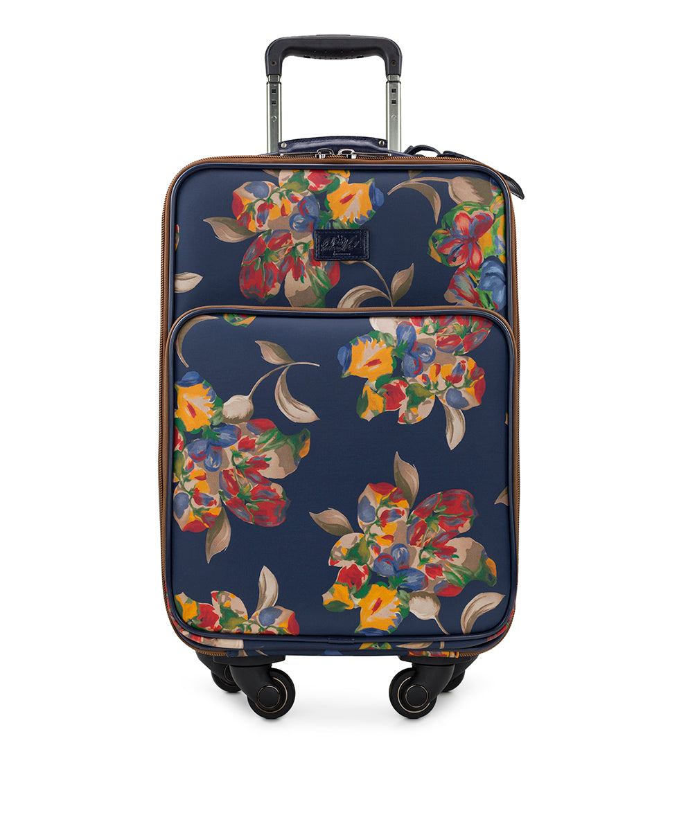 Vettore Trolley - Patina Coated Linen Canvas — Le Fleur - le fleur - by Patricia Nash - View 1 of 5