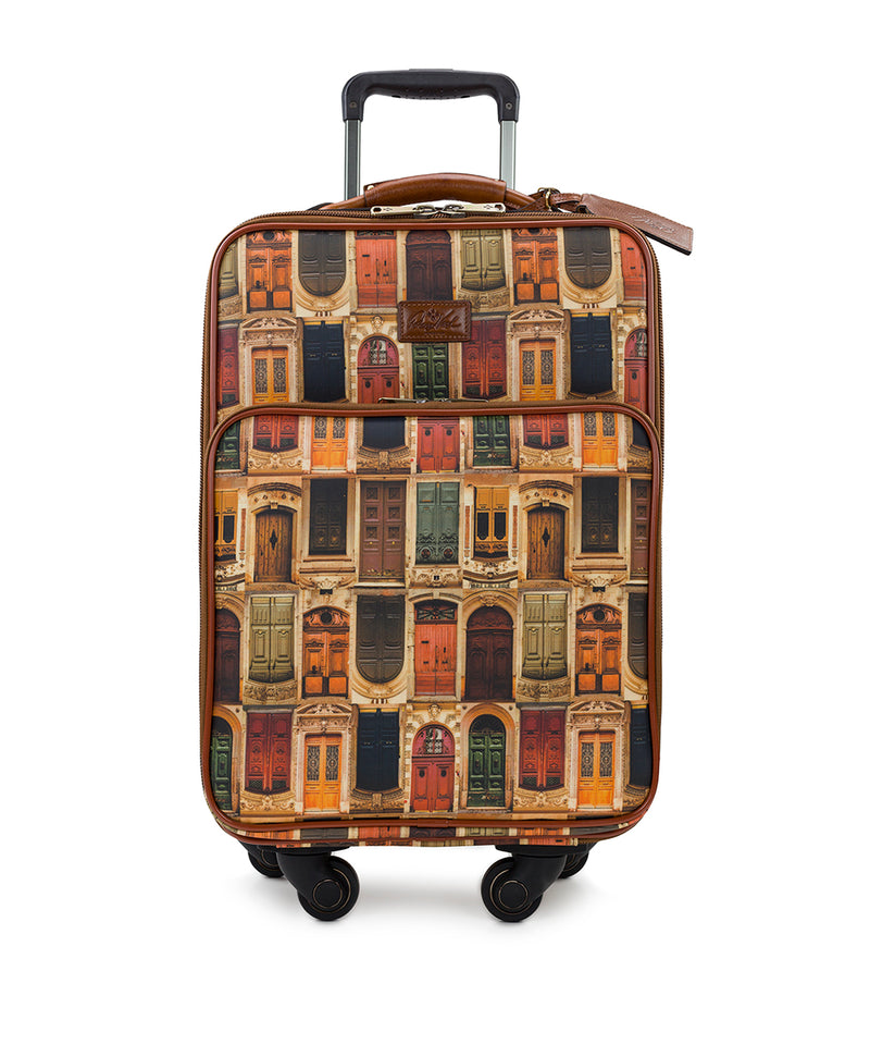 Vettore Trolley - Patina Coated Linen Canvas Doorways To Italy