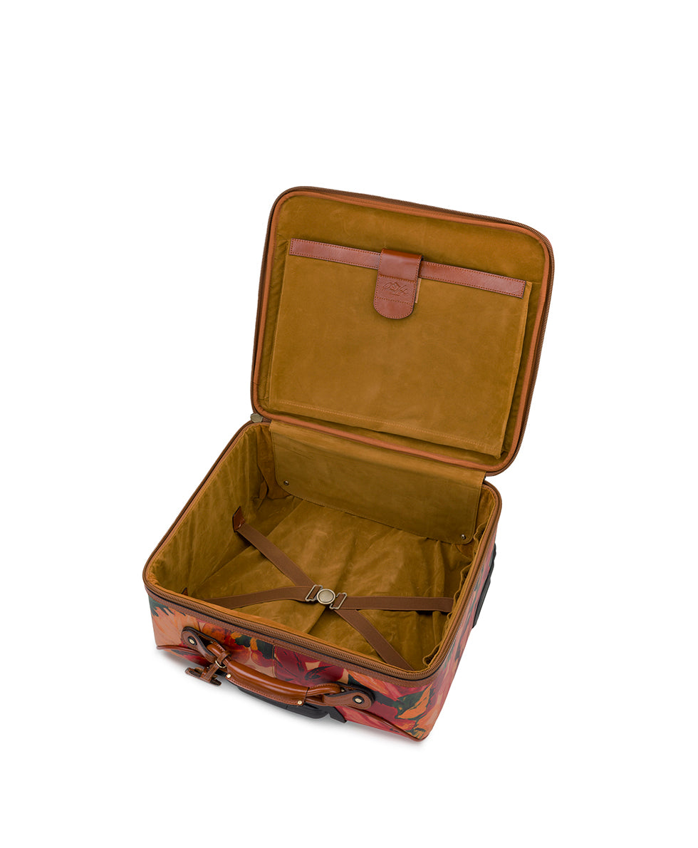 Velino Trolley - Patina Coated Linen Canvas — Spring Multi - print - by Patricia Nash - View 4 of 5