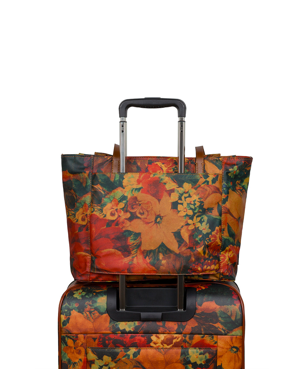 Silvi Tote - Patina Coated Linen Canvas Multi - multi - by Patricia Nash - View 6 of 6