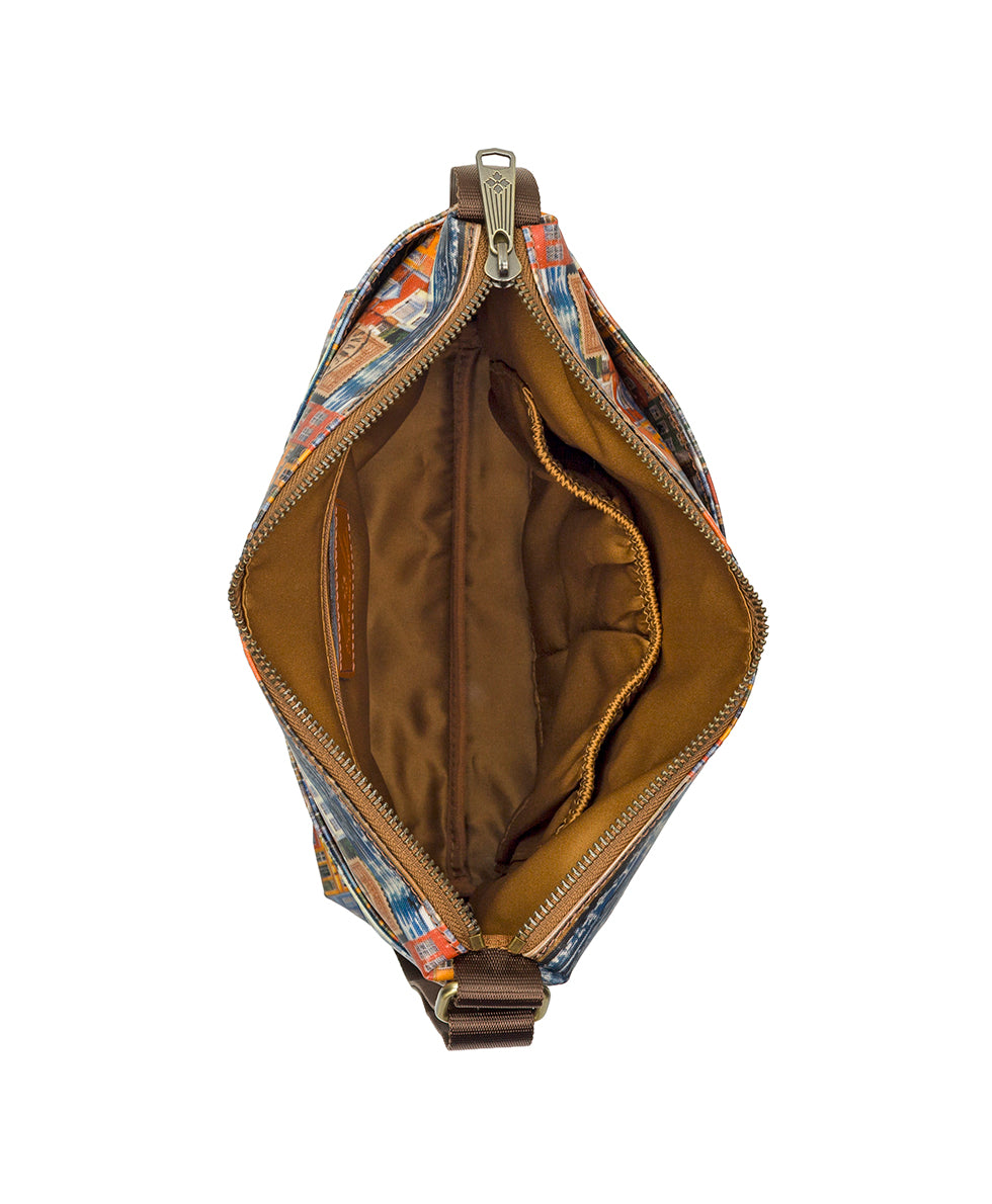 Female - Carmini Crossbody | Homes Along The Coast of Bergen | Homes Along The Coast Of Bergen - fleur de jardin - by Patricia Nash - View 4 of 4