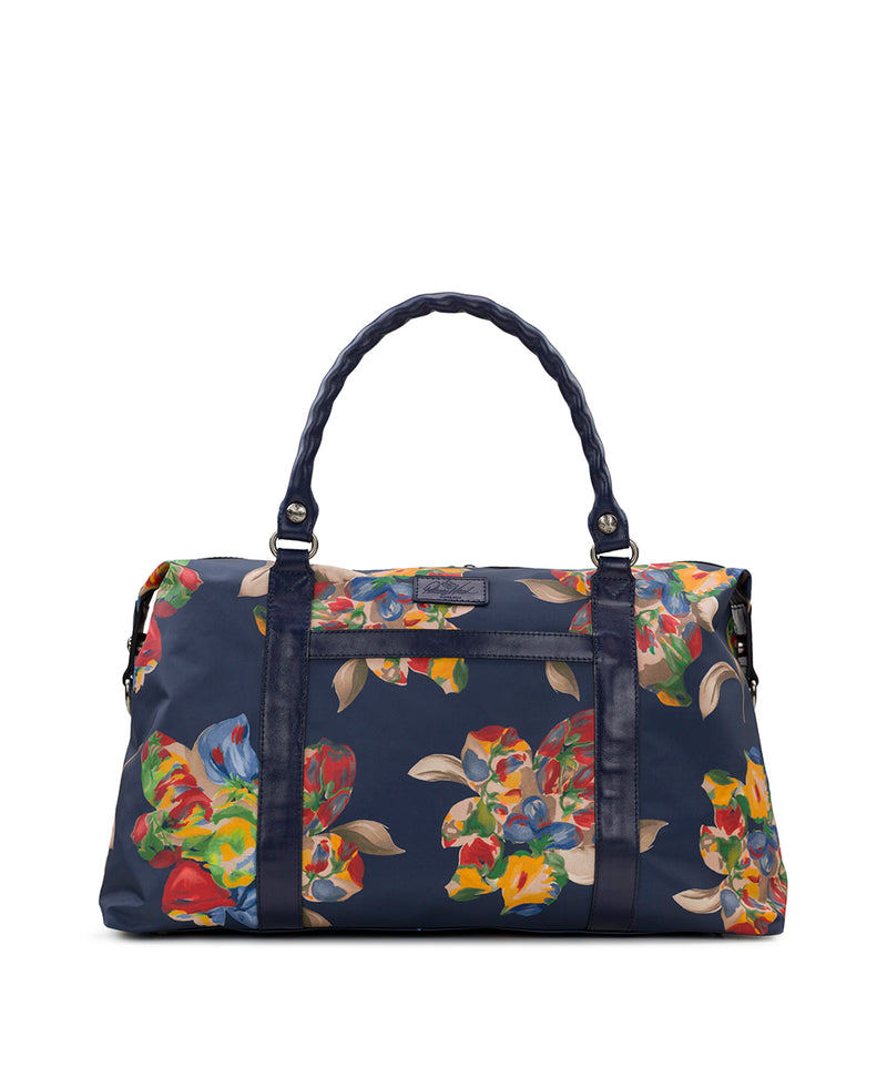 Cerasella Duffel Bag -  Patina Coated Linen Canvas Le Fleur