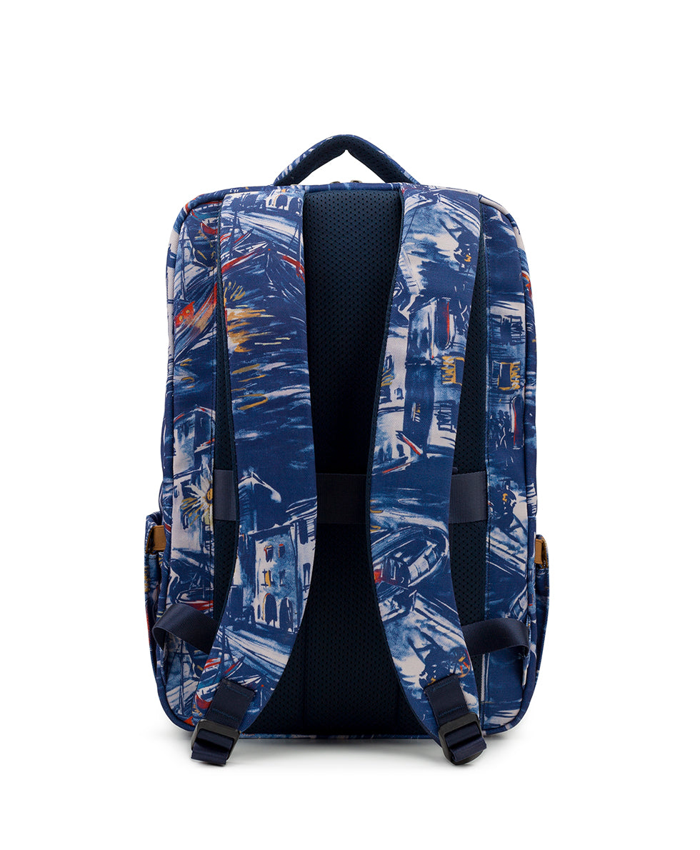 Female - Vico Backpack - Woven Poly  — Harbor Nights - harbor nights - by Patricia Nash - View 2 of 7