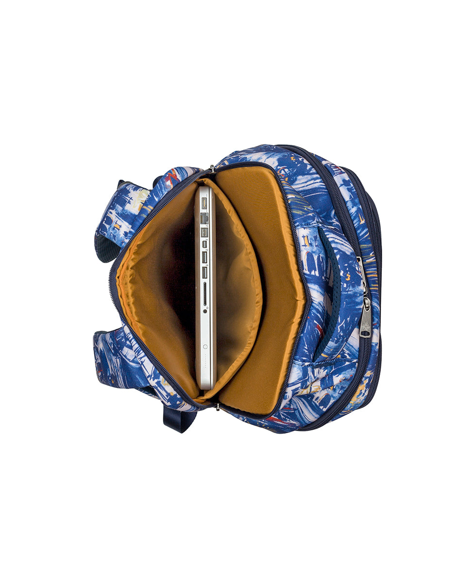 Female - Vico Backpack - Woven Poly  — Harbor Nights - harbor nights - by Patricia Nash - View 6 of 7