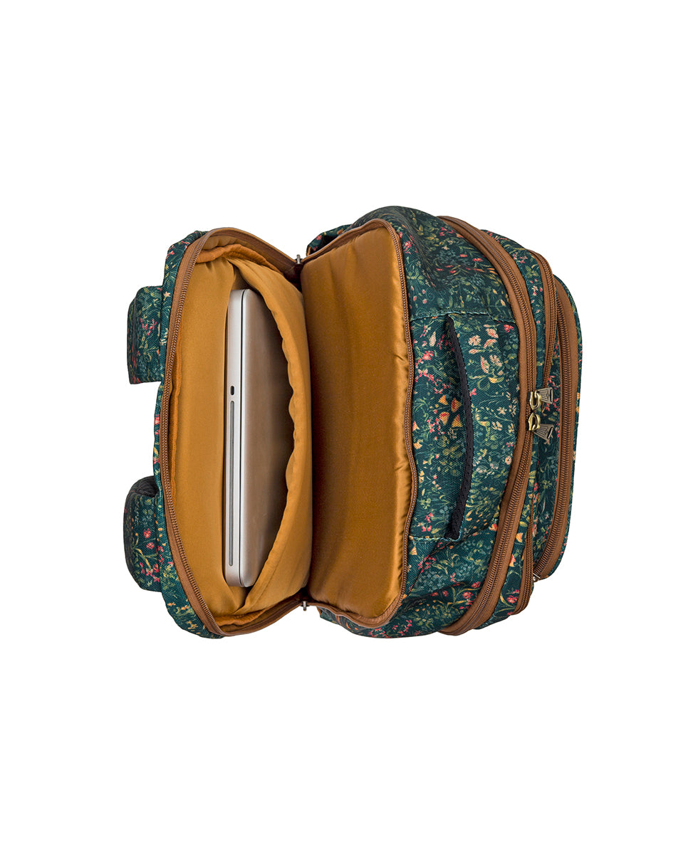 Female - Vico Backpack - Woven Poly ‑ Tuscan Fields - tuscan fields - by Patricia Nash - View 5 of 6
